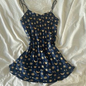 Vintage silk mini dress